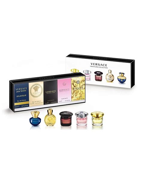 versace miniature perfume set india|versace deluxe miniature gift set.